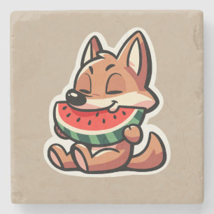 Porta-copo De Pedra Coyote Watermelon