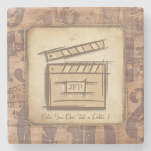 Porta-copo De Pedra Criador de filmes, ator, diretor de cinema, ideia 