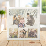 Porta-copo De Pedra Crie a sua própria colagem de 4 fotos<br><div class="desc">Crie sua própria porta copos personalizada de colagem de fotos com 4 das suas memórias de fotos favoritas fazer presente de excelente para amigos e família ou decoração personalizada de cozinha.</div>