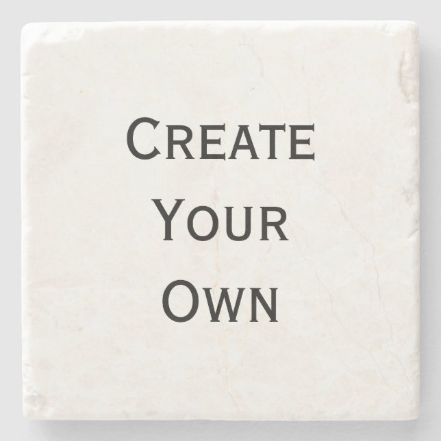Porta-copo De Pedra Crie o Seu Próprio  (Frente)