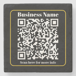 Porta-copo De Pedra Crie um código de QR comercial que pode ser verifi