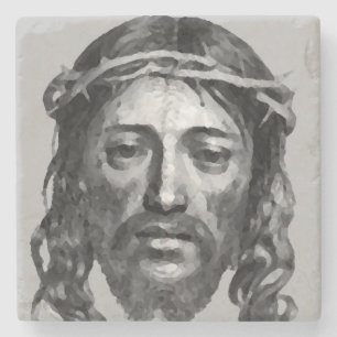 Porta-copo De Pedra Cristo JESUS