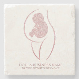 Porta-copo De Pedra Custom Doula Birth Coach