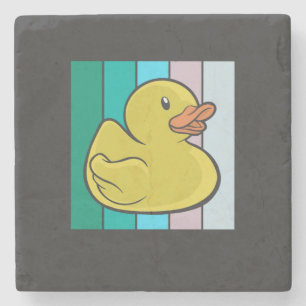 Porta-copo De Pedra Cute Duck