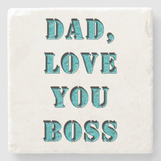 PORTA-COPO DE PEDRA DAD, LOVE YOU BOSS 2