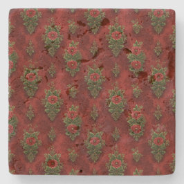 Porta-copo De Pedra Damasco Festivo