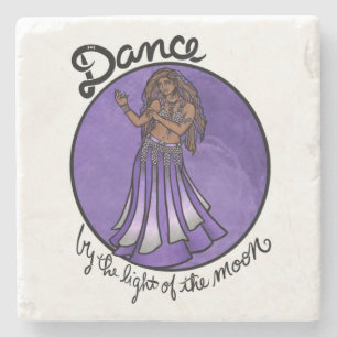 Porta-copo De Pedra Dança à luz da lua