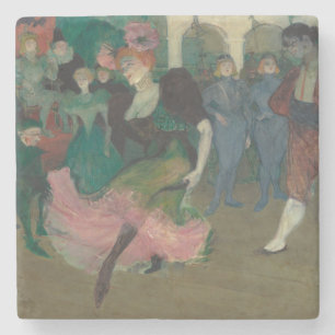 Porta-copo De Pedra Dançar o Bolero - Pintura de Toulouse-Lautrec
