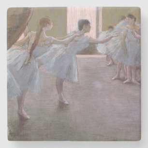 Porta-copo De Pedra Dançarinos de Edgar Degas no ensaio, 1875-1877