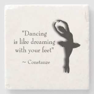 Porta-copo De Pedra Dance Motivational