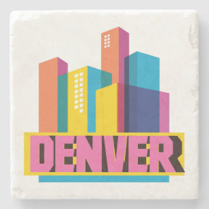 Porta-copo De Pedra Denver no design