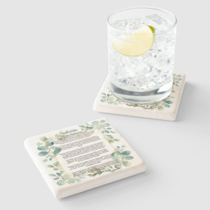 Porta-copo De Pedra Desiderata por Max Ehrmann