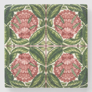 Porta-copo De Pedra Design Botânico Vítimo