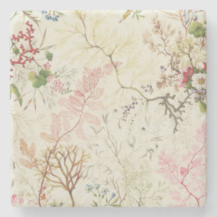 Porta-copo De Pedra Design da alga para o material de seda (w/c no