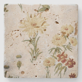 Porta-copo De Pedra design de estilo de flor de montanha-russa de pedr