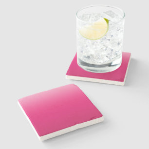 Porta-copo De Pedra Design de Gradação Rosa Negrito