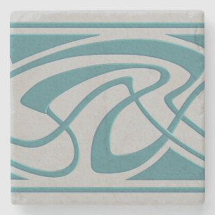 Porta-copo De Pedra Design de Nouveau da arte