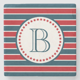 Porta-copo De Pedra Design Monograma