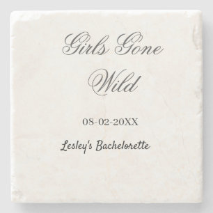 Porta-copo De Pedra Despedida de solteira Girls Gone wild nome data no