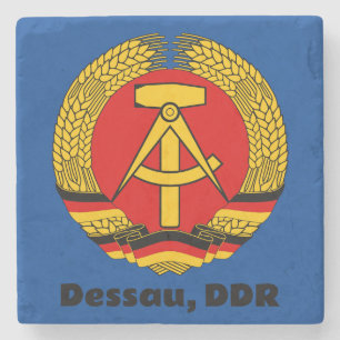 Porta-copo De Pedra Dessau, DDR, Dessau, Alemanha (Ossi Oriental)