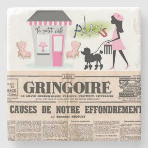 Porta-copo De Pedra Dia de as mães Marble Stone Porta copos Paris, Fra