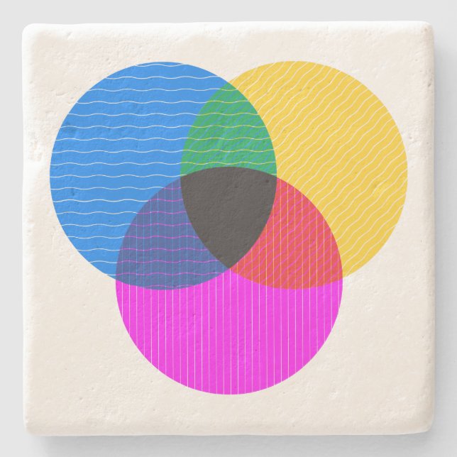 Porta-copo De Pedra diagrama de venmo (Frente)