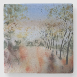 Porta-copo De Pedra Dias de outono