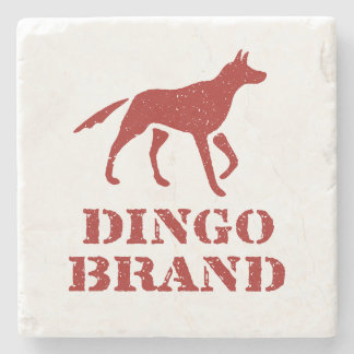 Porta-copo De Pedra Dingo Marca Flour Vintage Impressão