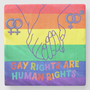 Porta-copo De Pedra Direitos de gay