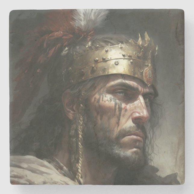 Porta-copo De Pedra Distant War (Frente)