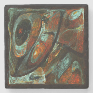 Porta-copo De Pedra Divisão de Abstrato de Tempo