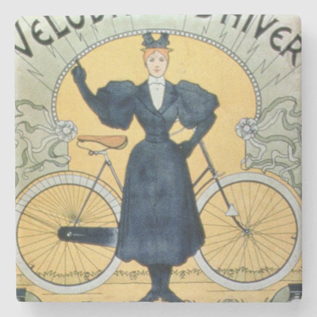 Porta-copo De Pedra Do "trilha de competência do ciclo inverno", (Frente)