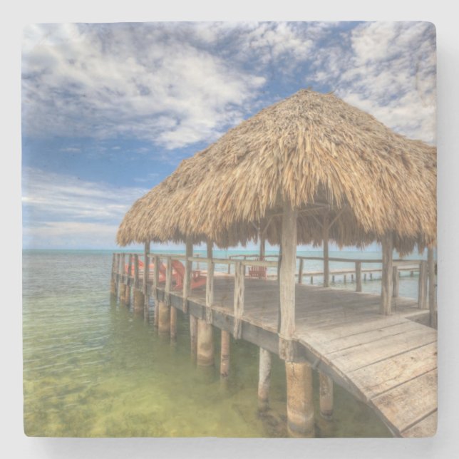 Porta-copo De Pedra Doca das caraíbas (Frente)