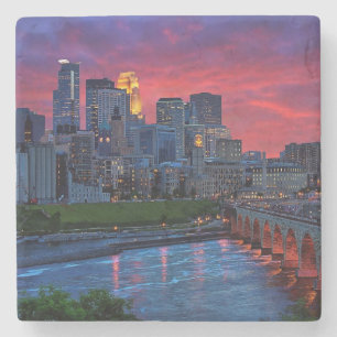 Porta-copo De Pedra Doces do olho de Minneapolis