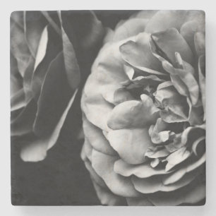 Porta-copo De Pedra dois rosas