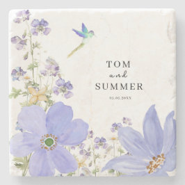 Porta-copo De Pedra Dreamy Lilac Wedding