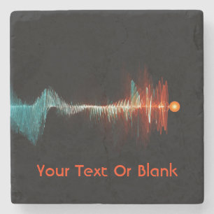 Porta-copo De Pedra Dualidade de Onda de Partículas