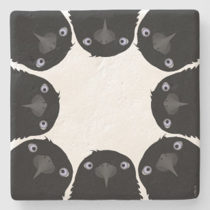 Porta-copo De Pedra Eating Crow Stone Coaster