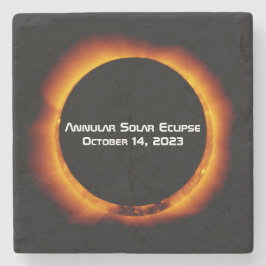 Porta-copo De Pedra Eclipse Solar Anular 2023