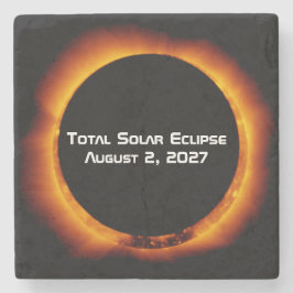 Porta-copo De Pedra Eclipse Total do Século 2027