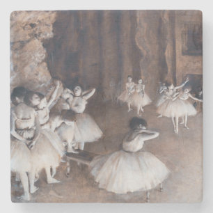 Porta-copo De Pedra Edgar Degas - Ensaio de Ballet no Palco