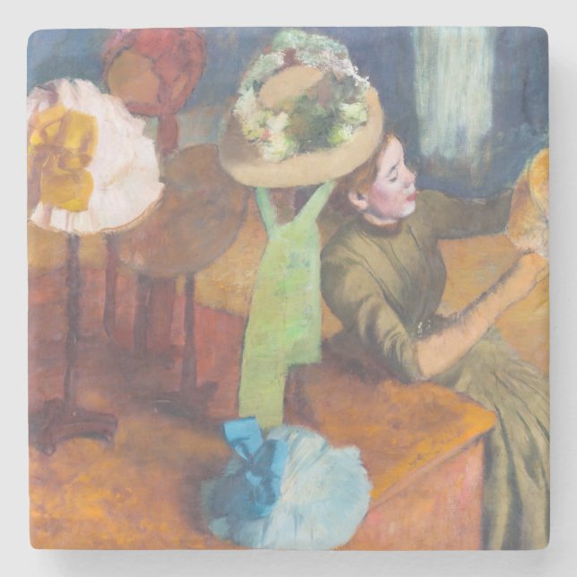 Porta-copo De Pedra Edgar Degas - O Compro Millinery (Frente)