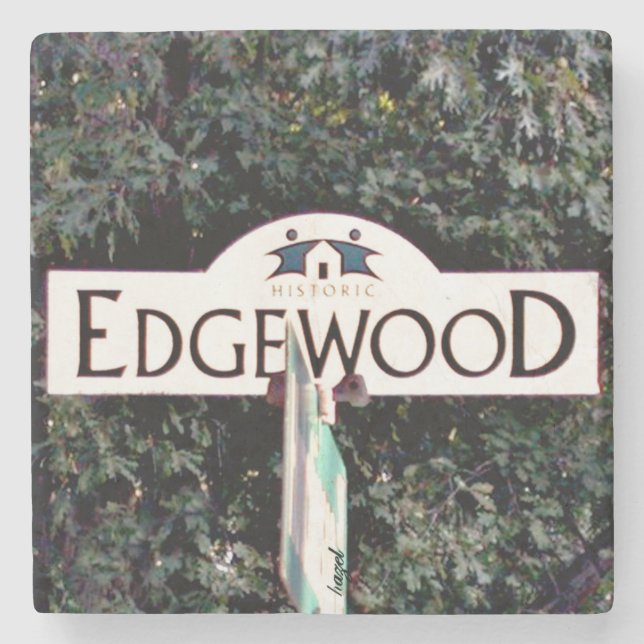 Porta-copo De Pedra Edgewood, Edgewood Atlanta, Edgewood (Frente)