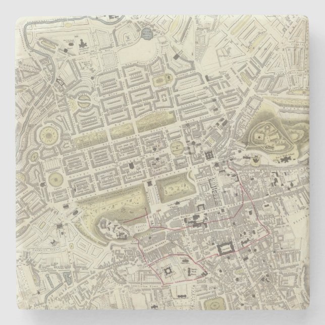 Porta-copo De Pedra Edimburgo (Frente)