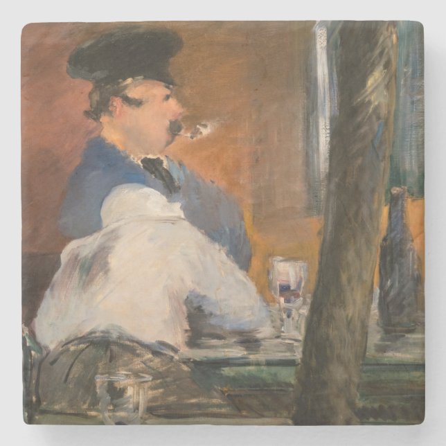 Porta-copo De Pedra Edouard Manet - O Bar, Le Bouchon (Frente)