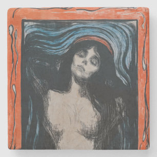 Porta-copo De Pedra Edvard Munch - Madona Litografia