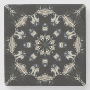 Porta-copo De Pedra Elegante Mandala