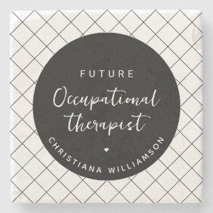 Porta-copo De Pedra Elegante Terapêutica OT OT do Futuro Personalizado