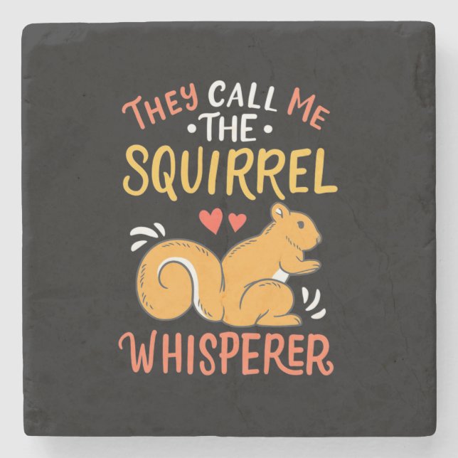 Porta-copo De Pedra Eles Me Chamam De Sussurro De Esquilo (Frente)