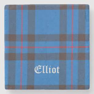Porta-copo De Pedra Elliot, Elliot Tartan, Elliot Clan, Elliot